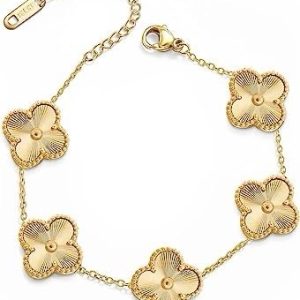 img_4512 Four leaf clover bracelet