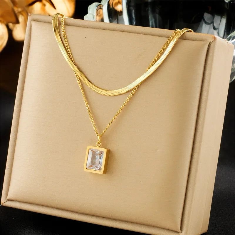 Double Luminar Necklace