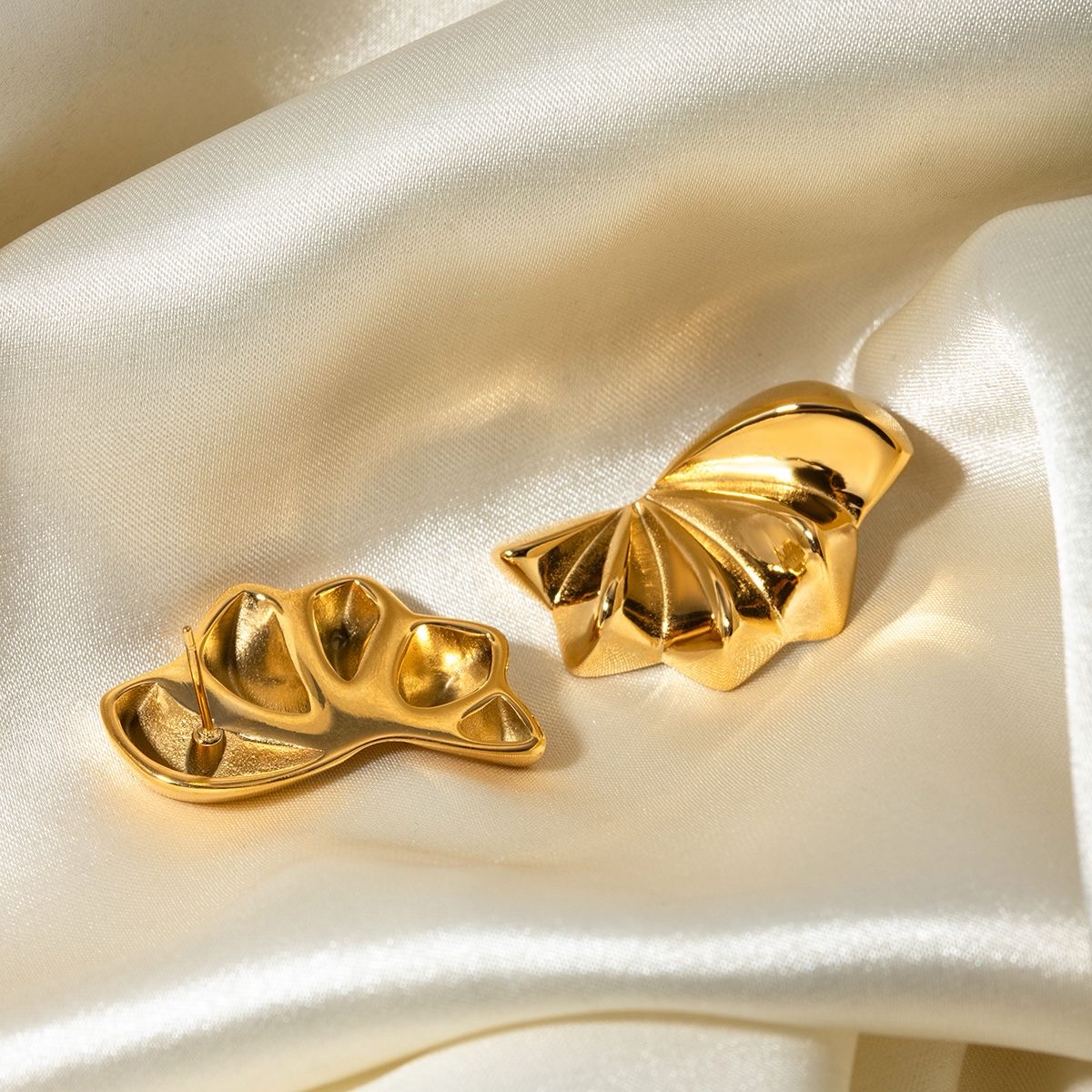 Chunky Golden Earrings
